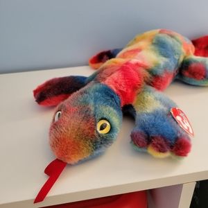 Lizzy the Beanie Baby Lizard 1999 TY Beanie Buddies Collection